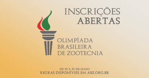 Inscrições abertas para Olimpíada Brasileira de Zootecnia