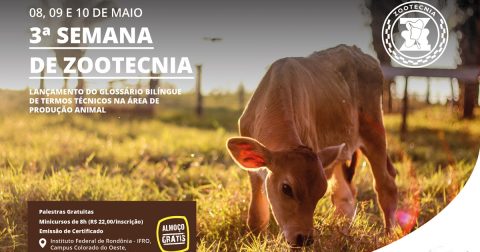 Semana de Zootecnia do IFRO lançará glossário de termos técnicos da produção animal