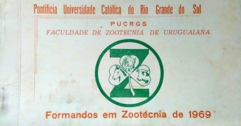 Zootecnista compartilha convite de formatura da primeira turma de Zootecnia do Brasil