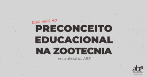 Nota oficial: O preconceito no ensino em campos do saber da Zootecnia