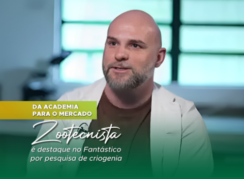 Zootecnista é destaque no Fantástico por pesquisa de criogenia