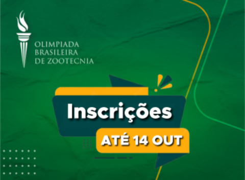 Última semana para inscrições na IV Olimpíada Brasileira de Zootecnia