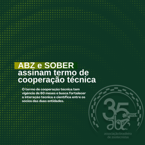 ABZ e SOBER assinam termo de cooperação técnica