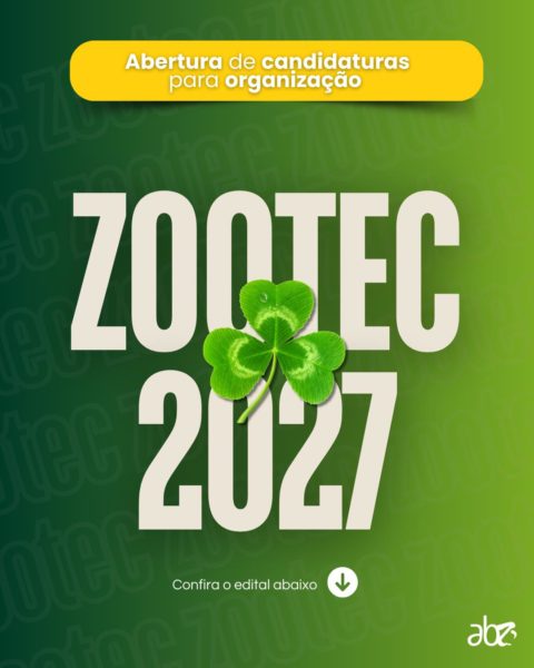 Candidaturas a sede do Zootec 2027