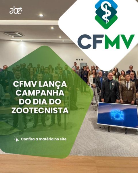 CFMV lança campanha do Dia do Zootecnista