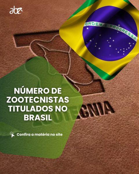 Número de Zootecnistas titulados no Brasil