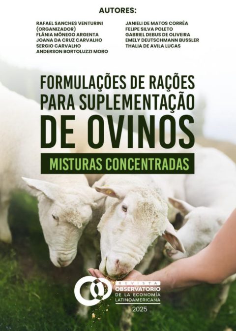 Lançado e-book sobre formulações de rações para suplementação de ovinos