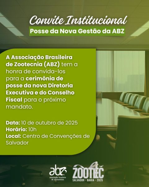 Posse da nova gestão institucional da ABZ