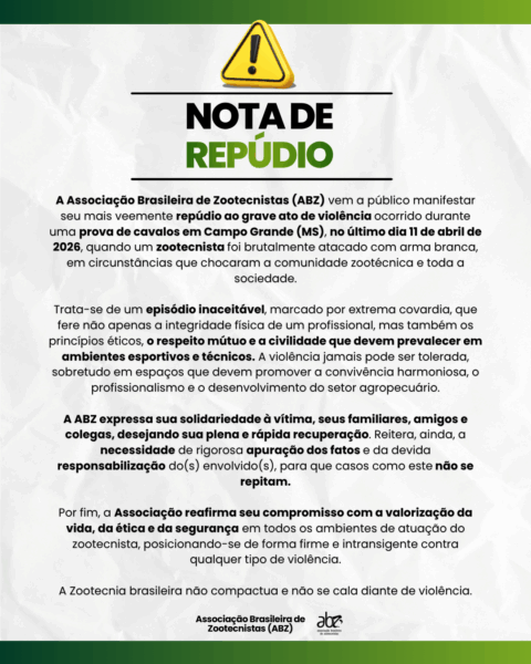 NOTA DE REPÚDIO