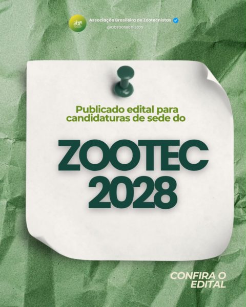 Publicado edital para candidaturas de sede do Zootec 2028